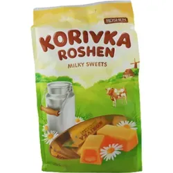 Konfekt Korivka Roshen 205g Packung Milchkaramellen Konfetti Korowka
