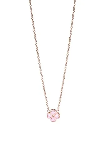 Purelei® Cuore Rosé Kette – Verstellbar & Wasserfest - Elegante Edelstahlkette mit Kleeblatt-Anhänger und roséfarbenen Zirkonias. Ein zeitloses Glückssymbol, das vielseitig für jeden Anlass tragbar ist. Hochwertige 14K Vergoldung und anpassbare Länge für optimalen Tragekomfort.