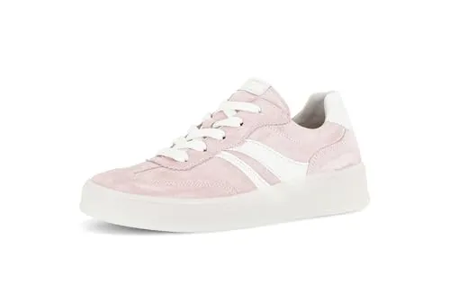 Gabor Damen Low-Top Sneaker in Bloom/Latte, 38 EU - Modische Low-Top Sneaker für Damen mit flacher TR-Sohle und komfortablem Microfutter. Ideal für Freizeit und sportliche Aktivitäten, sorgen sie für einen stylischen Auftritt.