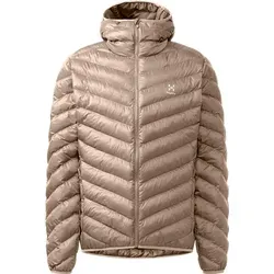 Haglöfs Särna Mimic Hood Men - Innovativer Hoodie für Abenteuer - Vielseitiger Hoodie für Herren, ideal für Outdoor-Aktivitäten und den Alltag. Mit wasserabweisendem Material und innovativer Mimic GOLD Füllung für optimalen Komfort und Wärme.