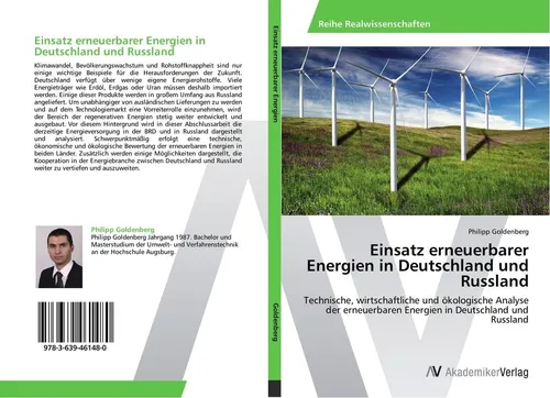 AV Einsatz erneuerbarer Energien in Deutschland und Russland – Fachbuch von Philipp Goldenberg - Fachbuch über den Einsatz erneuerbarer Energien in Deutschland und Russland, bietet umfassende Analysen und spannende Einblicke in die Energiewende.