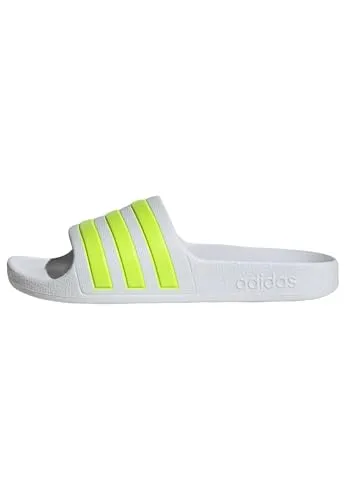 adidas Unisex Kinder Adilette Aqua Slides Kids, ftwr white/solar slime/ftwr white, 36 EU