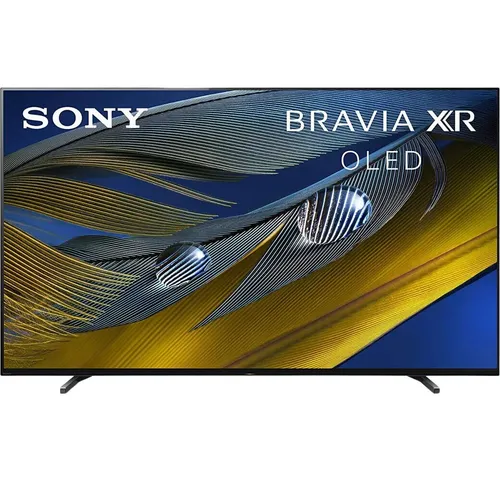 Sony XR55A80J 55' 4K Ultra HD OLED Fernseher - Schwarz - Fernseher mit 55 Zoll, 4K Ultra HD und OLED-Technologie. Erleben Sie atemberaubende Bilder und realistischen Sound dank XR Prozessor und integrierten Lautsprechern.