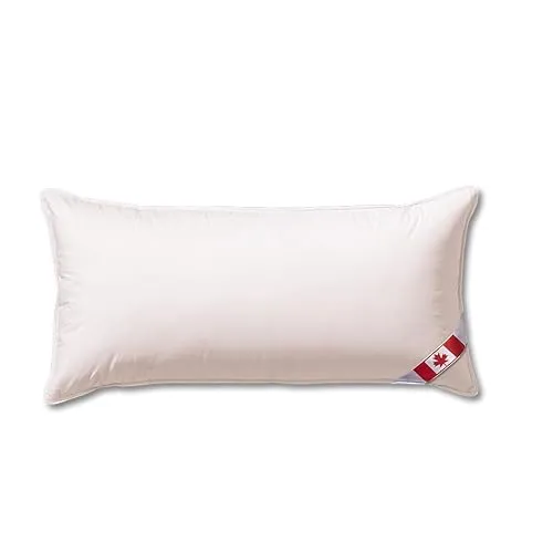 KÜNSEMÜLLER Daunenkissen "Canadische Schneegans" Limited Edition - Premium Kissen mit 100% Gänsedaunen und -federn, ideal für Seitenschläfer und Bauchschläfer. Genießen Sie ein exklusives Schlaferlebnis mit großflockigen Daunen aus Kanada.
