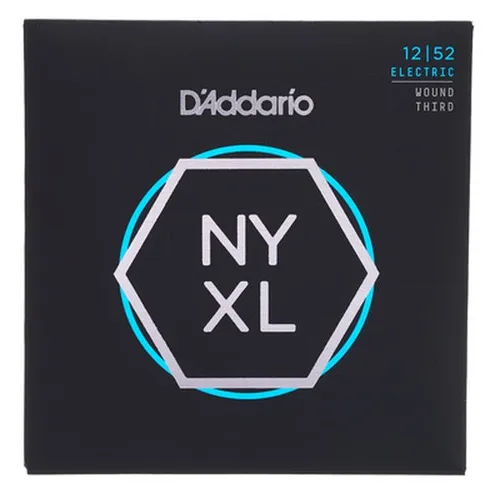 D Addario NYXL1252W - Premium E-Gitarren Saiten, extreme Reißfestigkeit und verbesserte Stimmstabilität für herausragenden Klang