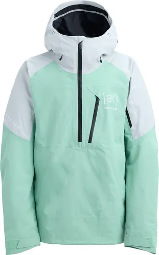 BURTON AK GORE TEX VELOCITY ANORAK Jacke 2026 - Soft Sage/Grey Cloud - L - Hochwertige GORE-TEX Winterjacke für Herren, ideal für stürmisches Wetter. Mit praktischen Taschen und Belüftung für maximalen Komfort beim Snowboarden und Outdoor-Abenteuern.