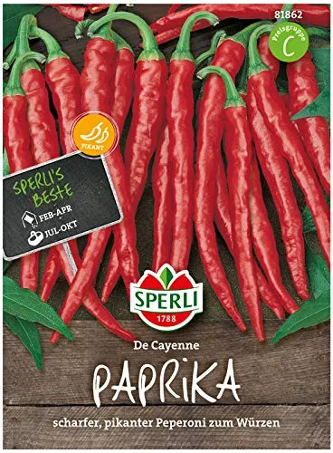 Mein schöner Garten DE SPERLI Peperoni-Samen 'De Cayenne' EH001677-001