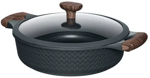 RESTO Kitchenware Bräter Ran, 2-tlg. antihaftbeschichtet - Bräter für alle Herdarten, inkl. Induktion, mit innovativer Antihaftbeschichtung für müheloses Reinigen und ergonomischen Soft-Touch-Griffen für mehr Komfort in der Küche.