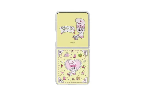 Samsung Xplus Flipsuit Case ZollEsther Bunny Ribbon für Galaxy Z Flip7 - Hochwertige Schutzhülle mit einzigartigem Design, ideal für den täglichen Gebrauch und perfekten Schutz Ihres Galaxy Z Flip7.