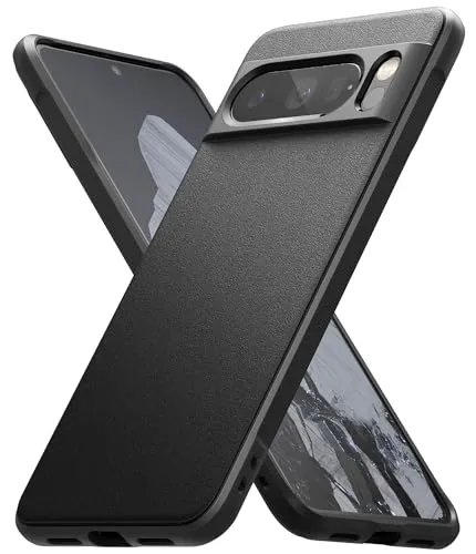 Ringke Onyx für Google Pixel 8 Pro Hülle, [Griffig] rutschfest Anti-Fingerabdruck Stoßfest Kratzfest Passgenau Stilvoll Handyhülle mit Präzisen Kameraausschnitten - Black