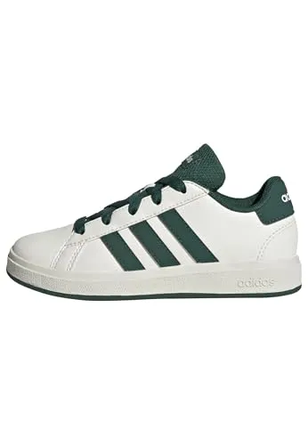 adidas Grand Court Lifestyle Tennis Lace-Up Shoes - Sneaker mit Obermaterial aus Synthetikleder und einem Recycling-Anteil von mindestens 50 %, ideal für umweltbewusste Modebewusste.