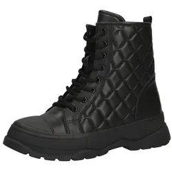 Caprice Damen Stiefelette 9-9-26215-29 in Black Nappa, Größe 37 EU - Elegante Stiefelette mit G-Weite und Wechselfußbett für individuellen Komfort. Ideal für stilvolle Outfits.