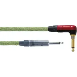 Cordial EcoHEMP 3PR - 3,0 m, NEUTRIK Klinke 6,3 mm SILENT - HiFi-Kabel mit PVC-freiem Hanfgewebemantel und NEUTRIK® silentPLUG für geräuschloses Ein- und Ausstecken. Hochwertige Schirmung sorgt für glasklaren Sound und minimiert Störgeräusche.