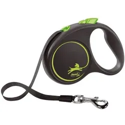 FLEXI Black Design Green Lanyard S - 5m bis 15kg - Band