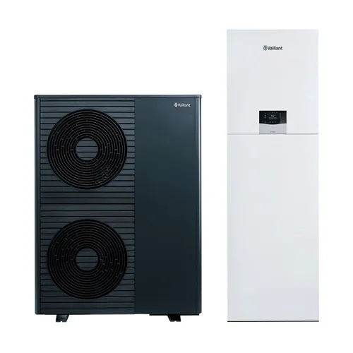 Vaillant Set 8000044748 Wärmepumpe Luft-Wasser – aroTHERm 105/8.1 + uniTower 190 - Wärmepumpen Set, energieeffizient und ideal für nachhaltige Heizlösungen in modernen Haushalten.