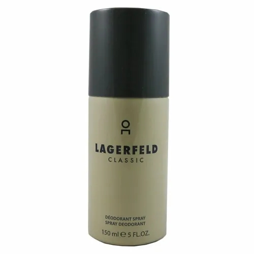 Karl Lagerfeld Lagerfeld Classic Deodorant Spray 150 ml - Deos für Herren, schützt effektiv vor unangenehmem Geruch und ergänzt perfekt das gleichnamige Parfüm für ein harmonisches Dufterlebnis.