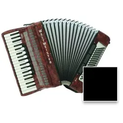 Weltmeister Opal III/96 Akkordeon Schwarz - Akkordeon mit 3-Chörig im Diskant, 7 Diskantregistern und 96 Bässen. Inklusive Transportkoffer und Trageriemen - ideal für Musiker unterwegs!