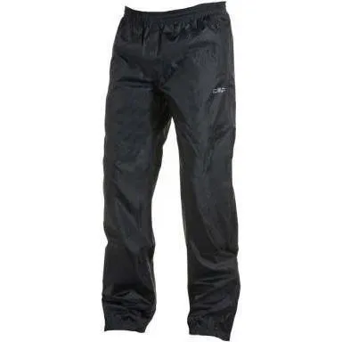 CMP Regenhose für Herren, Schwarz, M - Wanderhose mit Wind- und Wasserschutz (WP 3.000), vollständig versiegelte Nähte und verstaubar in einer kleinen Tasche – ideal für unvorhersehbares Wetter beim Wandern.