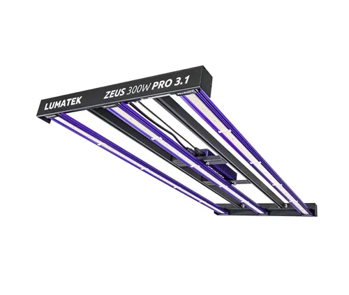 Lumatek Zeus 300W Pro LED 3.1 Grow-Masters - Hochwertige LED-Deckenleuchte mit 120° Abstrahlwinkel, ideal für Blüten, Stecklinge und vegetatives Wachstum. Effiziente Beleuchtung für optimale Ergebnisse.