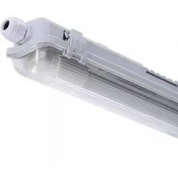NLEDFRWTUBE150_2640L Feuchtraumwannenleuchte inkl. Tube - IP65 Feuchtraumwannenleuchte mit 1x22 LED-Röhre, staubdicht und wasserfest – ideal für Arbeitsplätze, Garagen und Außenbereiche.