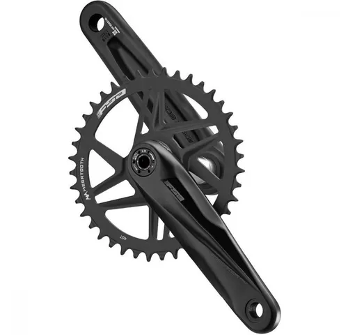 FSA Gossamer Pro MegaExo AGX+ 1 x 40 T Kurbel, 172,5 mm - Hochleistungsfähige FSA Gossamer Pro MegaExo AGX+ Kurbelgarnitur mit 40 T und 172,5 mm Länge. Ideal für Gravel-Fahrten, vereint leichtes Aluminiumdesign mit hoher Steifigkeit für optimale Performance.