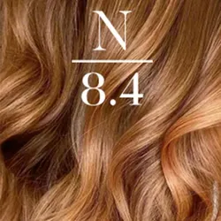 Noelie Healing Herbs Haarfarbe 8.4 Honey Caramel Mix Blonde - Haarfarbe für intensive Grauabdeckung und strahlenden Glanz. Mit der innovativen Noelie 3HC-Technology wird dein Haar kräftiger und gesünder. Ideal für hellblondes bis mittelblondes Haar.
