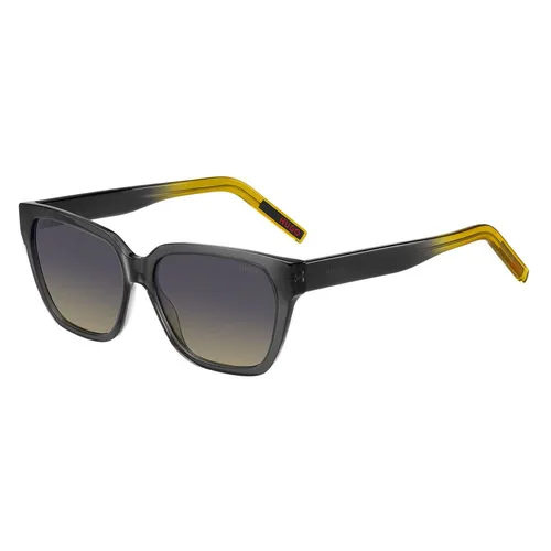 Hugo Sunglasses HG 1264/S XYOUM 56 - Damensonnenbrille mit 100% UV-Schutz, stylischem Cat Eye Design und trendiger grauer Farbe – perfektes Accessoire für jeden Look!