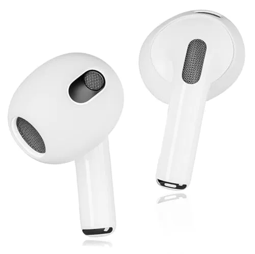 Okuli 4 x Silikon Ohrstöpsel Ohrhörer Gummi Tipps Für Apple AirPods (3rd Gen) Kopfhörer Ohrhörer