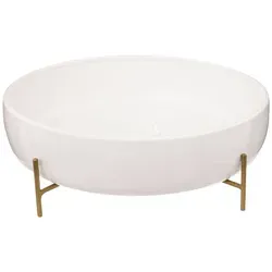 Secret de Gourmet Salatschüssel, 30 cm – Stilvolles Design - Elegante Salatschüssel von Secret de Gourmet mit 30 cm Durchmesser. Ideal für jede Tischdekoration und perfekt für die Präsentation Ihrer Lieblingssalate.
