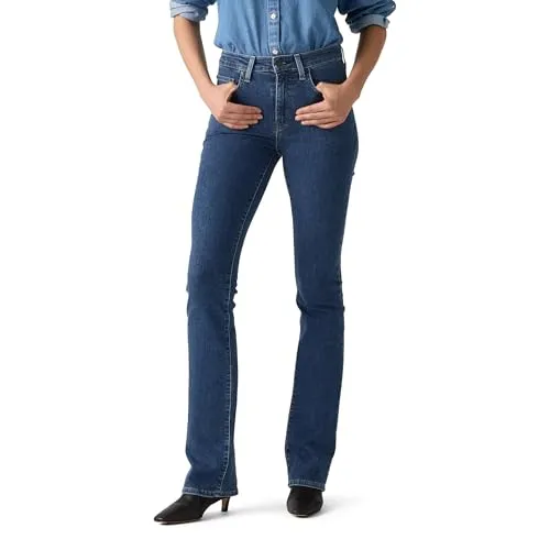 LEVI'S 725 High-Rise Bootcut Jeans für Damen, Gr. 30 - Stylische Bootcut-Jeans von LEVI'S mit hoher Leibhöhe und ausgestelltem Hosensaum. Aus weichem, elastischem Denim für optimalen Tragekomfort. Ideal für lässige Outfits.