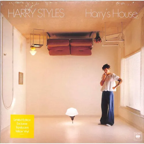 Harry Styles - HARRYS HOUSE (LIMITIERTE TRANSPARENTE GELBE LP) - Limitierte transparente gelbe Schallplatte von Harry Styles, in mintem Zustand. Perfekt für Sammler und Musikliebhaber. Genießen Sie hochwertige Klänge auf Vinyl!