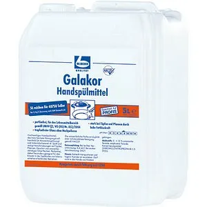 Dr. Becher Galakor Handspülmittel 5000ml - Effektives Geschirrspülmittel für strahlend sauberes Geschirr, besonders ergiebig und ideal für Gastronomie oder große Haushalte.