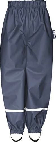 Playshoes Regenhose, Größe 92, marine - Wasserdichte und winddichte Regenhose für Kinder, ideal für Spielplatz und Spaziergänge. Mit reflektierenden Elementen für mehr Sicherheit und bequemem Tragekomfort.