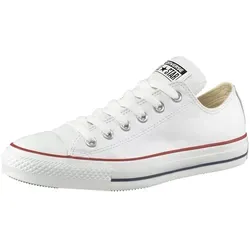 Converse Chuck Taylor All Star CORE LEATHER OX - Weiße Sneaker in Größe 41 - Sneaker aus hochwertigem Leder, zeitloses Design und bequem für den Alltag. Ideal für Fashion-Liebhaber, versandkostenfrei auf Spartoo.de!