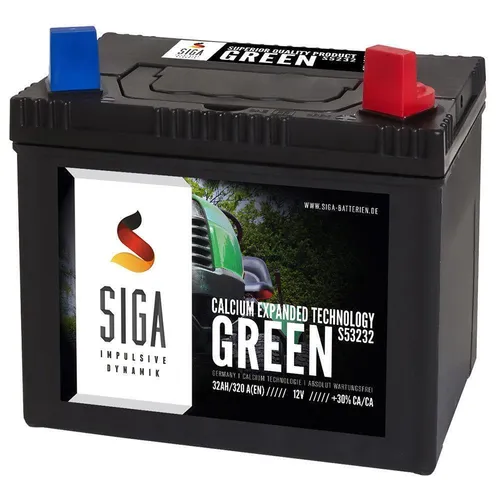 Rasentraktor Batterie 32Ah 12V - Leistungsstark für Aufsitzmäher - Batterie für Rasentraktoren mit 32Ah, wartungsfrei und ideal für zuverlässigen Start bei jedem Wetter. Perfekt für Gartenpflege und Rasenpflege.