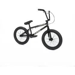Fiend Type 0 18'' BMX Rad Schwarz - Ideal für junge Fahrer - BMX-Rad für Kinder von 110 bis 140 cm Körpergröße, mit leichtem Chromoly-Rahmen und stabiler Ausstattung für sichere Fahrten.
