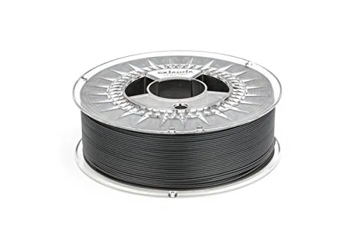 extrudr® PLA NX2 MATT ø1.75mm (2.5kg) 'SCHWARZ MATT' - 3D Drucker Filament - Made in Austria
