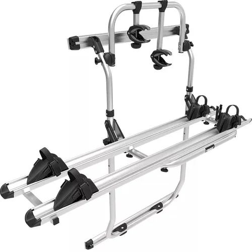 THULE Elite Van XT Fahrradträger für Fiat Ducato - Fahrradträger für Campingbusse, einfache Montage an doppelter Hecktüre, für 2 Fahrräder bis 35 kg – ideal für Reisen und Abenteuer.