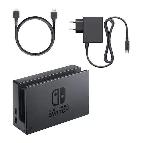 Nintendo Switch Dock (Switch) (2511666) - Zubehörset für Nintendo Switch, ideal zum Laden und Verbinden mit Fernsehern für ein besseres Spielerlebnis