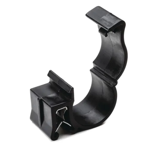 HellermannTyton Kabelbaumclip EC39-PA6HIR-BK (250) - Praktischer Kabelbaumclip für eine sichere Befestigung, 250 Stück in schwarz, ideal für Bündel mit bis zu 15,9 mm Durchmesser, robust und temperaturbeständig von -40 bis 80 °C.