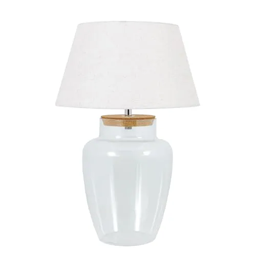 riess-ambiente Tischleuchte CLASSICO 75cm - Nachttischleuchte mit befüllbarem Glas-Fuß, individuell gestaltbar und ideal für eine stimmungsvolle Atmosphäre in jedem Raum.