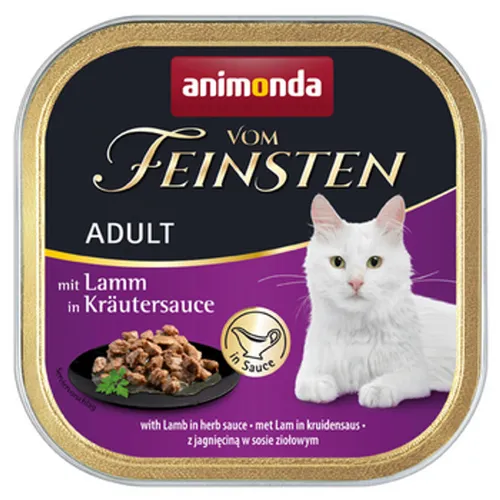 Animonda Vom Feinsten Adult z jagnięciną w sosie ziołowym 100g Kal 4017721830454