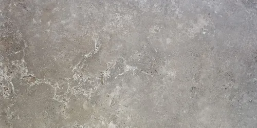Bodenfliese Feinsteinzeug Travertino teilpoliert 60 x 120 cm gris - Feinsteinzeugfliesen, elegant und pflegeleicht, ideal für moderne Wohnräume und gewerbliche Anwendungen.