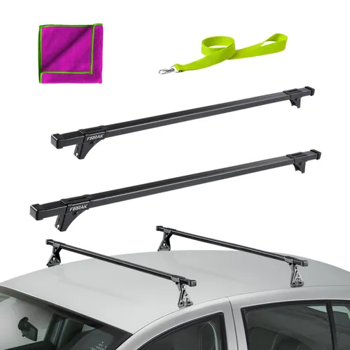 Dachträger für Opel Corsa 4 IV D 2007-2015 - Stabiler Stahl-Dachträger für Opel Corsa, schnelle Montage und maximale Traglast von 75 kg, ideal für Transporte und Reisen.