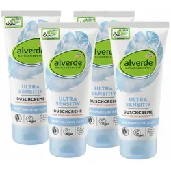 dm-drogerie markt GmbH & Co. KG Duschgel Ultra Sensitiv - alverde Naturkosmetik 4 x 200 ml, Duschgel, alverde Naturkosmetik