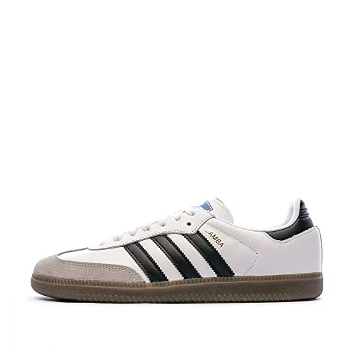 adidas Herren Samba Og Gymnastikschuhe - Herren-Sneaker mit T-förmiger Wildlederspitze und Nonmarking Gummisohle, ideal für Indoor-Oberflächen. Beachte: Fällt klein aus, eine Größe größer bestellen!