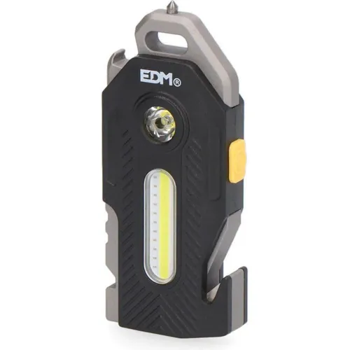 Multi-Tool Taschenlampe EDM 36119 6-in-1 - Vielseitige Taschenlampe mit 400 lm, ideal für Outdoor-Aktivitäten und Notfälle, kombiniert 6 Funktionen in einem kompakten Design.