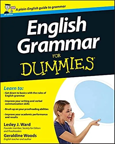 English Grammar For Dummies - Taschenbuch - UK Edition, ideal für Sprachliebhaber und Lernende, bietet einfache Erklärungen und praktische Beispiele für bessere Grammatik.