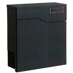Briefkasten Sydney – Moderner Postkasten mit Namensschild - Eleganter Briefkasten aus wetterfestem Stahl in Anthrazit, mit integriertem Namensschild für persönliche Note und sicheren Schließmechanismus. Ideal für die stilvolle Aufbewahrung Ihrer Post.