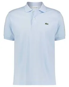 Lacoste Poloshirt Herren Baumwolle blau - T-Shirt & Hemd: Klassisches Lacoste Poloshirt aus hochwertiger Baumwolle, bietet sportlichen Stil und optimalen Tragekomfort für smarte Casual-Looks.